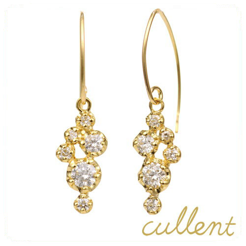 K18 ダイヤモンド ピアス Venus [ラッピング可] K18 18金 18k ピアス ダイヤモンド の通販は