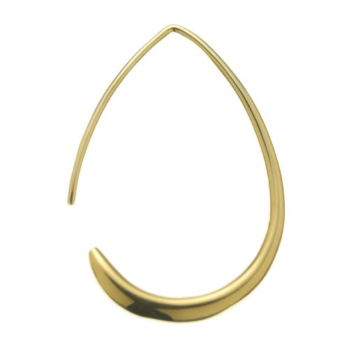 K18フープピアス drop hoop M [ラッピング可] ピアス 雫型 ティアドロップ K18 18金 18k ピンクゴールド ホワイトゴールド  の通販はau PAY マーケット - Lifeit（ライフイット） | au PAY マーケット－通販サイト