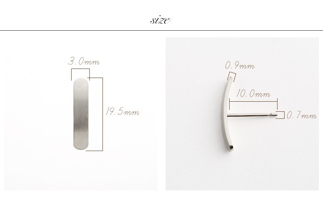 Pt900 ピアス tape [ラッピング可] プラチナ PT プラチナ900 スタッド