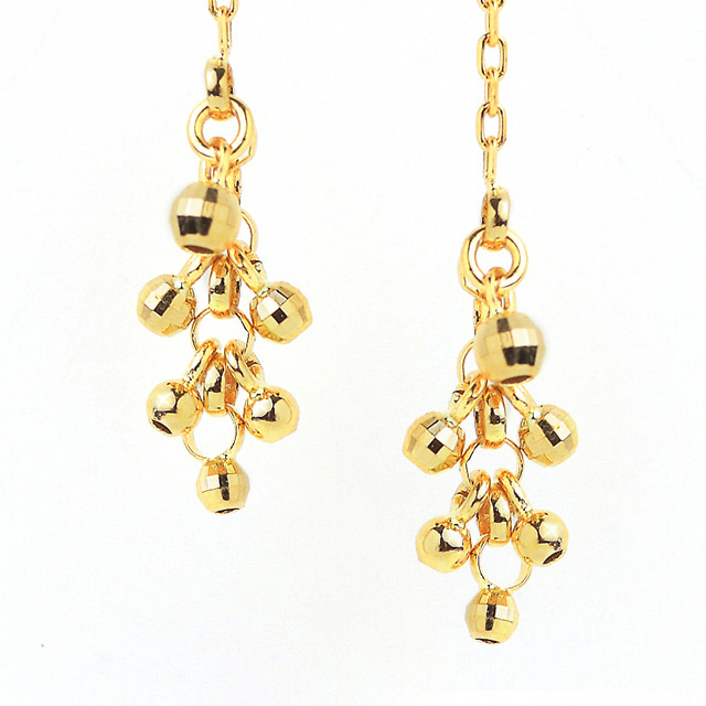 K18 ピアス spray cluster [ラッピング可] K18　18金　18k　ゴールド ピンクゴールド レディース　ジュエリー　アクセサリー　おしゃれ_5