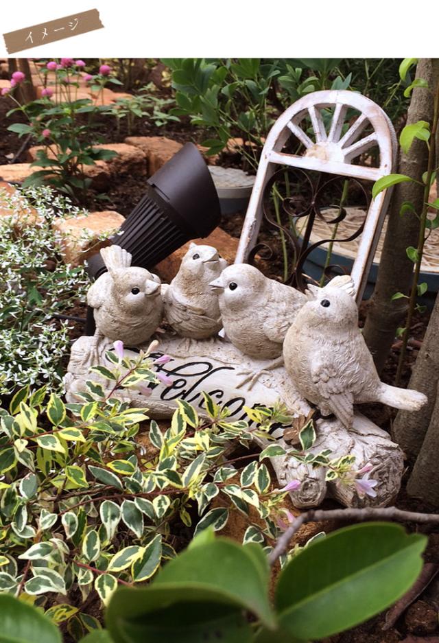 小鳥が楽しくさえずる ウェルカムボード 小鳥 オブジェ ウェルカム