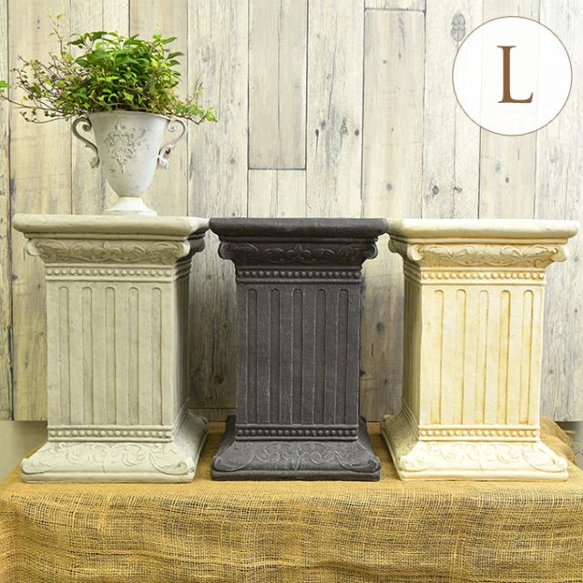 プランター角ハイタイプ L 約W37×D37×H65.5cm プランター角ハイタイプ L 約W37×D37×H65.5cm ローマ神殿コラム風