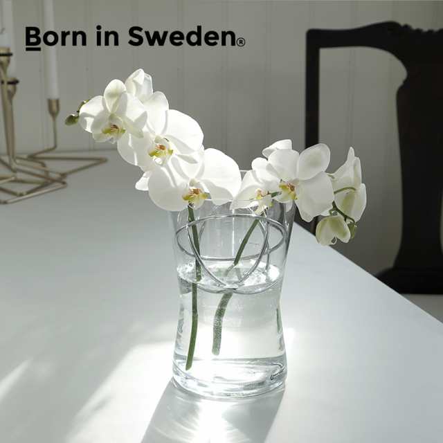 Born in Sweden スフィアベース M 花瓶 ガラス ガラスベース フラワーベース ガラス花瓶 花器 花留め 花止め 【送料無料】