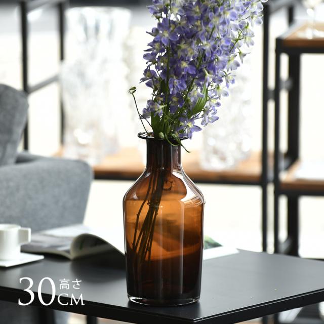 ブテリカ M 高さ30cm ガラス花瓶 カラーガラス フラワーベース vase  グリーン インテリア 雑貨 【送料無料】の通販は 5,502円