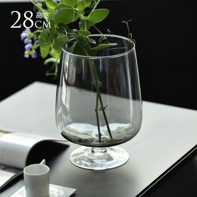 Soiree M 高さ28cm ガラス花瓶 大型 カラーガラス フラワーベース vase インテリア 雑貨 枝もの 【送料無料】