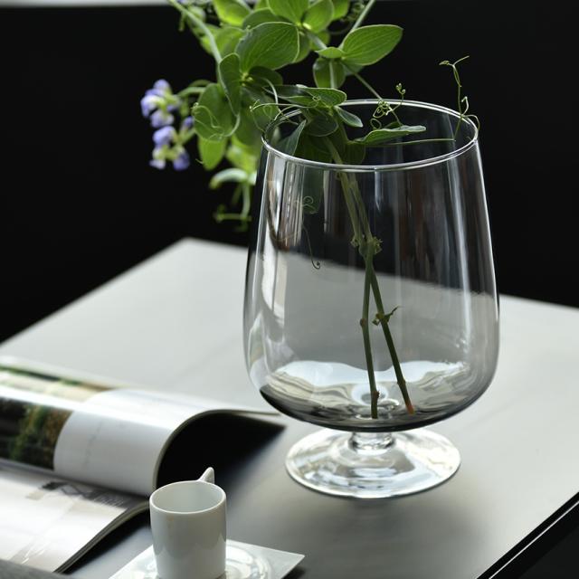 Soiree M 高さ28cm ガラス花瓶 大型 カラーガラス フラワーベース vase インテリア 雑貨 枝もの 【送料無料】