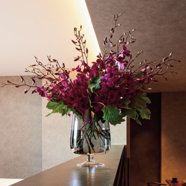  Soiree L 高さ33cm ガラス花瓶 大型 カラーガラス フラワーベース vase インテリア 雑貨 枝もの 【送料無料】
