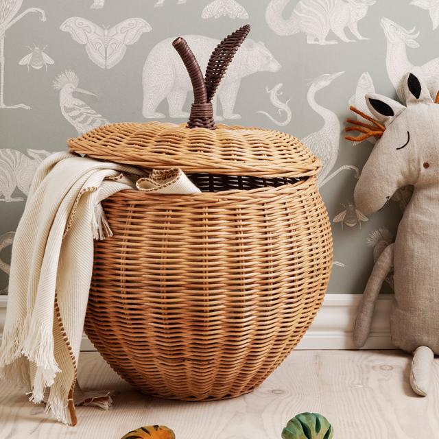 りんご　ウールボックス　355x170x255 ferm LIVING ファームリビング Apple Braided Storage リンゴの