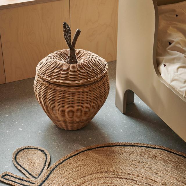 ferm LIVING ファームリビング Apple Braided Storage リンゴのカゴ L