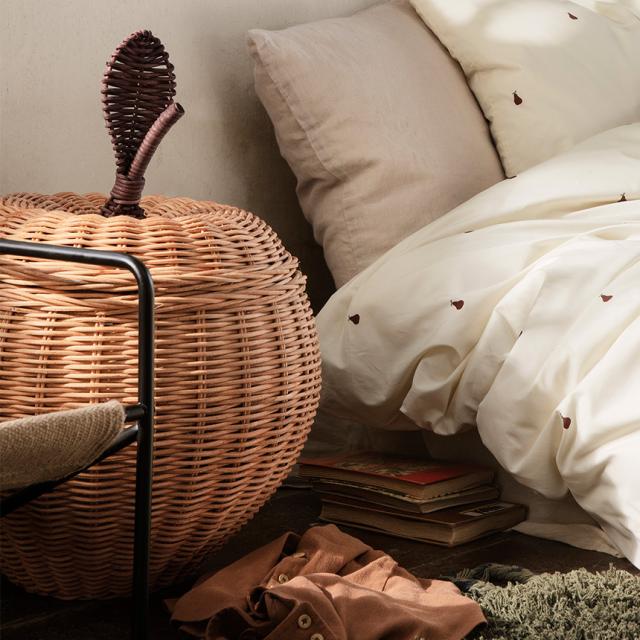 りんご　ウールボックス　355x170x255 ferm LIVING ファームリビング Apple Braided Storage リンゴの