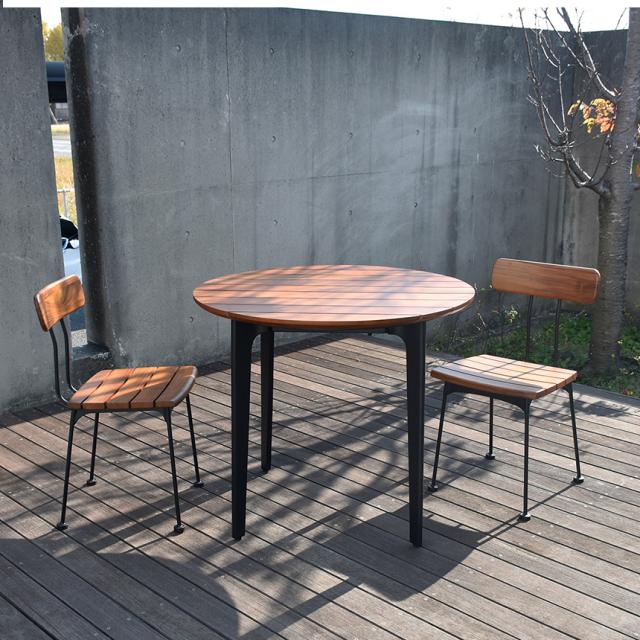 GART ガルト ハオク チェア  屋外 チェア カフェチェア ベランダ カフェ おしゃれ リビング ダイニング 室内 天然木 ウッド 木製 北欧 インテリア アウトドア バーベキュー リゾート  【送料無料】_2