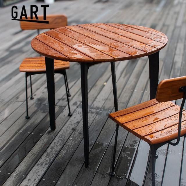 GART ガルト ハオク テーブル  屋外 テーブル カフェテーブル ベランダ カフェ おしゃれ リビング ダイニング 室内 天然木 ウッド 木製 北欧 インテリア アウトドア バーベキュー リゾート  【送料無料】