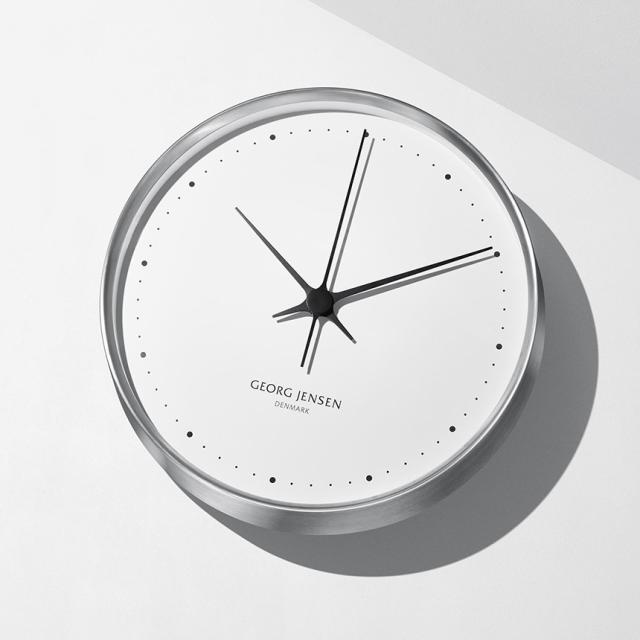 ジョージジェンセン HK WALL CLOCK 時計 WHITE SS 30cm 【送料無料】_1