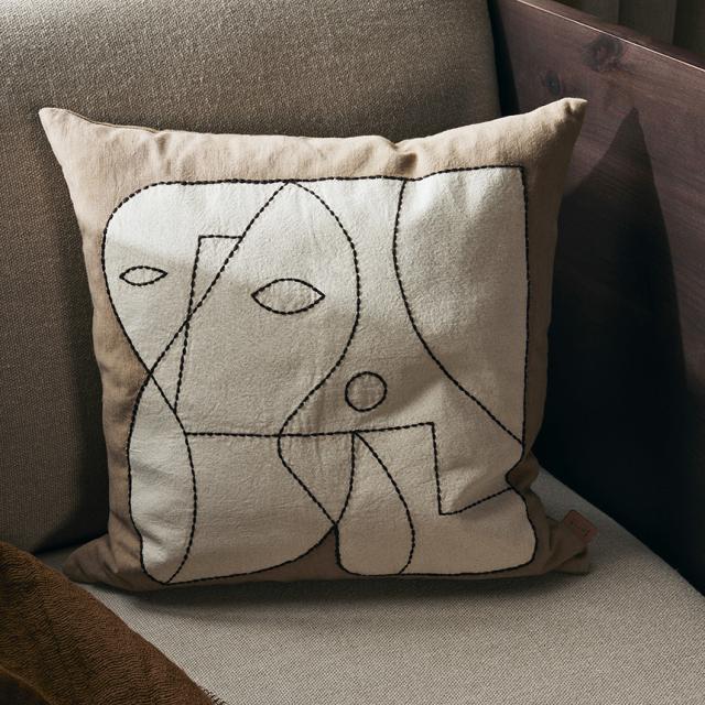 ferm LIVING ファームリビング 北欧 クッション Figure Cushion 50×50 【送料無料】_2