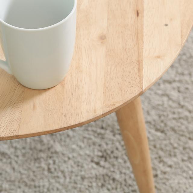 Natural Signature 天然木 センターテーブル MAME 幅74cm かわいい 北欧 テーブル 韓国 リビング インテリア 小さい 一人暮らし 女性 人気 フェミニン 【送料無料】_4