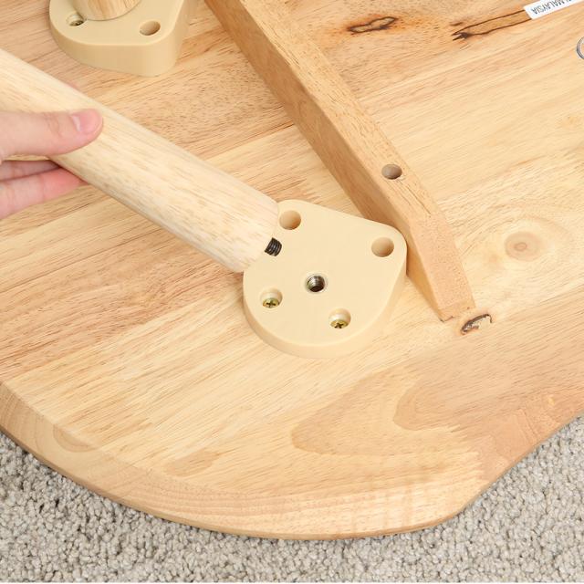 Natural Signature 天然木 センターテーブル MAME 幅74cm かわいい 北欧 テーブル 韓国 リビング インテリア 小さい 一人暮らし 女性 人気 フェミニン 【送料無料】_5