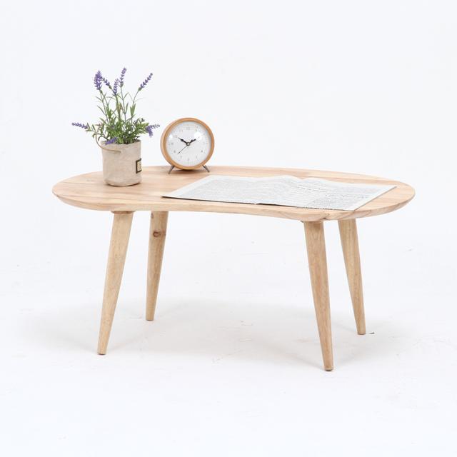 Natural Signature 天然木 センターテーブル MAME 幅74cm かわいい 北欧 テーブル 韓国 リビング インテリア 小さい 一人暮らし 女性 人気 フェミニン 【送料無料】_7