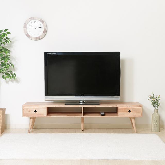 Natural Signature TVボード 幅150cm テレビ台 天然木 ナチュラル インテリア リビング テイスト モダン 家具 ローボード 【送料無料】_2
