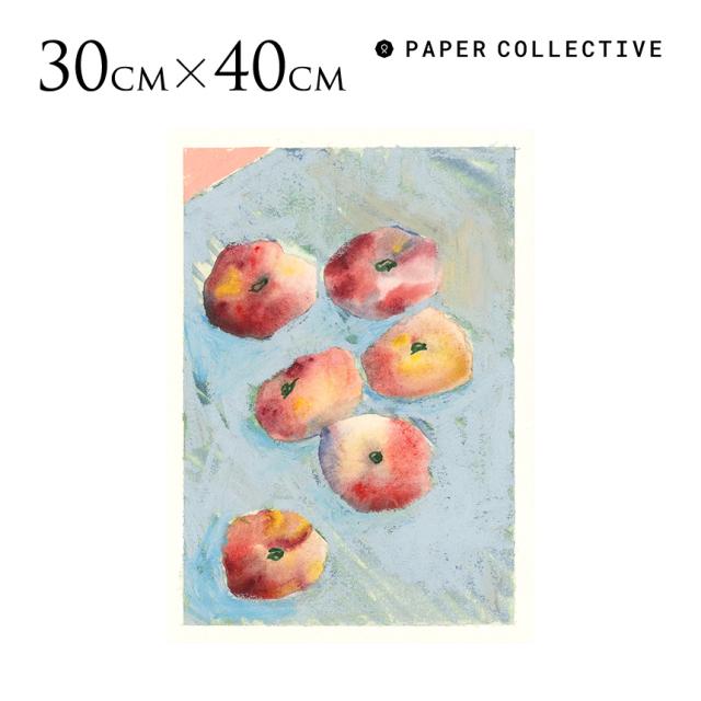ペーパーコレクティブ Paper Collective アートポスター Peaches 桃の静物画 30×40cm 50 70 アート インテリア 玄関 おしゃれ 現代アート モダン リビング 壁 飾り 【送料無料】