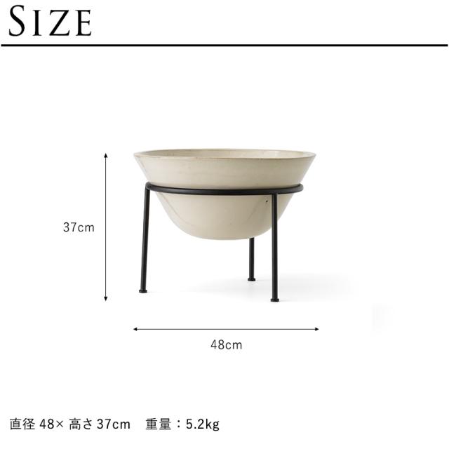 Audo Copenhagen オドー コペンハーゲン ダイザ プランター H37 直径48cm プランターカバー 底穴なし スタンド付き 鉢 カバー ジャパンディ インテリア 【送料無料】_7
