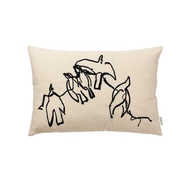 ferm LIVING ファームリビング Vuelo 鳥の飛翔 ヴエロ クッション 60×40cm カバーのみ 北欧クッションカバー 50×50 角 四角 カバーのみ 北欧雑貨 人気 インテリア雑貨 室内 リビング 【送料無料】_5