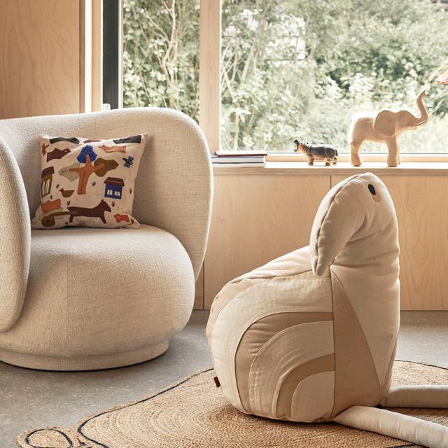 ferm LIVING ファームリビング ビレッジクッション 40cm×40cm インテリア 雑貨 中身 付き 中材 クッションカバー ソファー 寝室 リビング 【送料無料】_3
