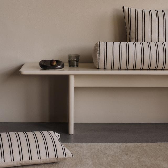 ferm LIVING ファームリビング Twill ボーダークッション 長さ60cm 北欧クッション 中身入り 北欧雑貨 人気 中材 入り インテリア雑貨 室内 リビング ソファ 寝室 北欧ブランド 【送料無料】_1
