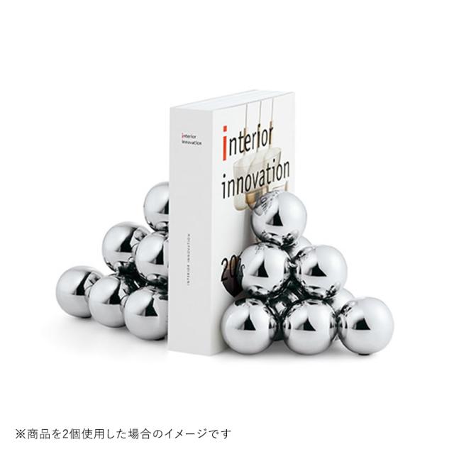 PHILIPPI ( フィリッピ ) Bubble ブックエンド 北欧 雑貨 オブジェ おしゃれ 置物 飾り シルバー 球体 かわいい 玄関 リビング プレゼント ギフト オススメ  【送料無料】_3