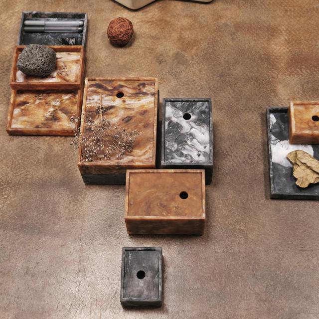 ferm LIVING ファームリビング Mist Box ミストボックス 10×15cm 北欧雑貨 小物入れ 大理石風 インテリア雑貨 収納 ケース ボックス バスルーム アクセサリー ジュエリー コットン 日本正規販売店  【送料無料】_5