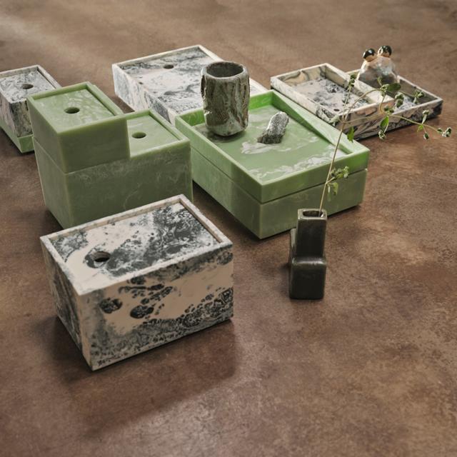 ferm LIVING ファームリビング Mist Box ミストボックス 10×15cm 北欧雑貨 小物入れ 大理石風 インテリア雑貨 収納 ケース ボックス バスルーム アクセサリー ジュエリー コットン 日本正規販売店  【送料無料】_6