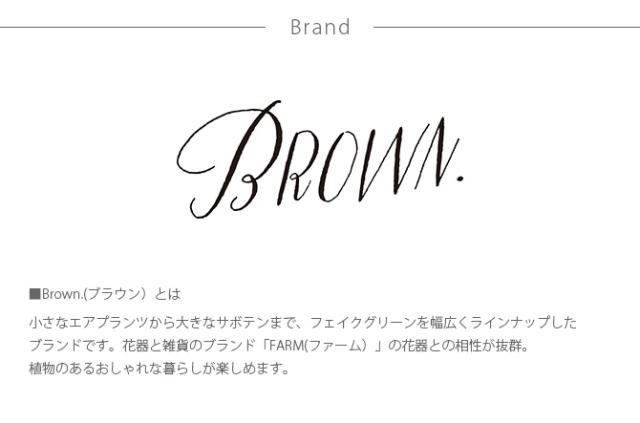 Brown. ブラウン フェイクグリーン ビカクシダ ポット 58cm 観葉植物 フェイクグリーン おしゃれ 造花 ディスプレイ_4