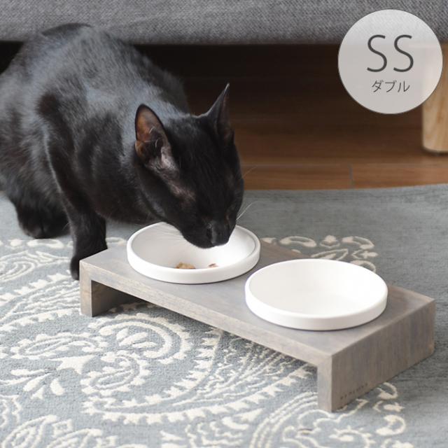 REPLUS リプラス Meshidai Gohan メシダイ ゴハン ダブル 猫用 犬用 フードボウル ペット ごはん皿 の通販は