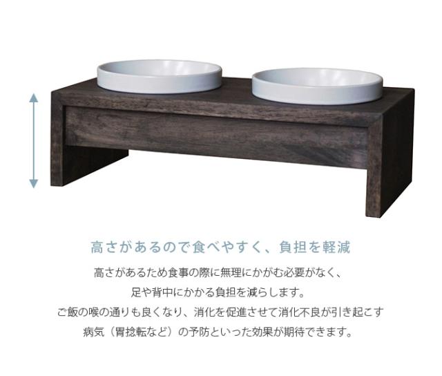 REPLUS リプラス Meshidai Gohan メシダイ ゴハン ダブル 猫用 犬用 フードボウル ペット ごはん皿_2