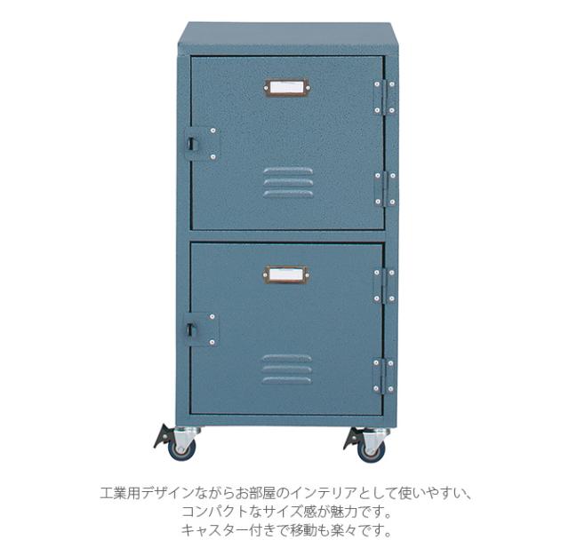 Rald ラルド スチールチェスト 2D チェスト 収納棚 ロッカー 無骨 男前_2
