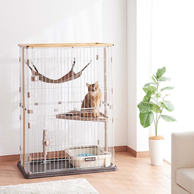 Bonbi ボンビアルコン ウッドワンサークルキャット ワイドドア 2