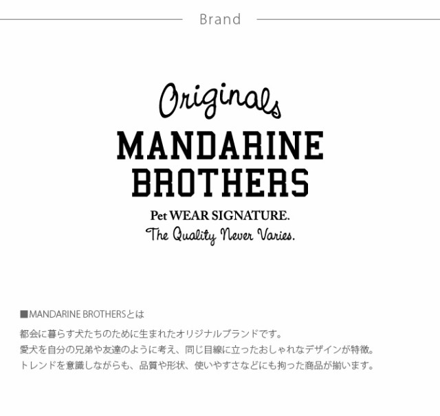 MANDARINE BROTHERS マンダリンブラザーズ ブリクストンキャリーバック