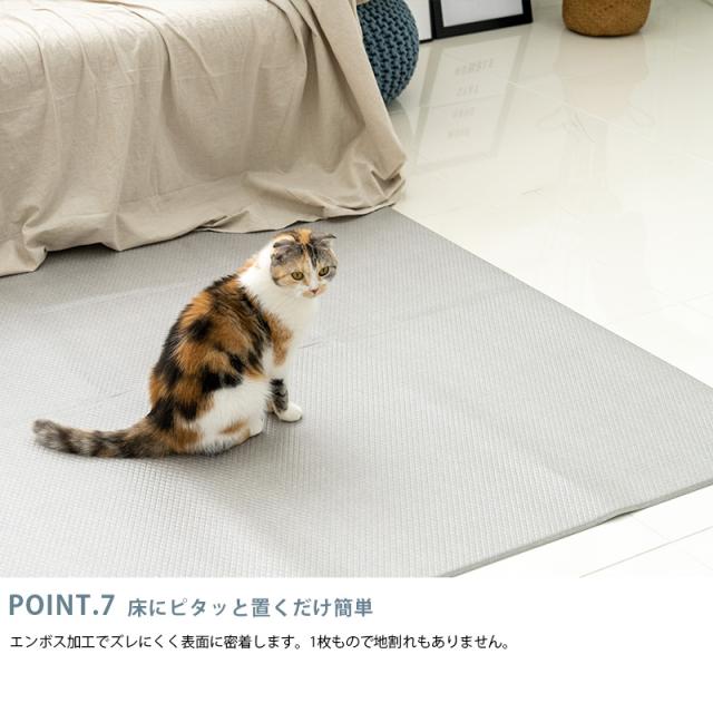 dfang ディパン ペットプレイマット 5mm 140×120cm 犬用 マット 防水 