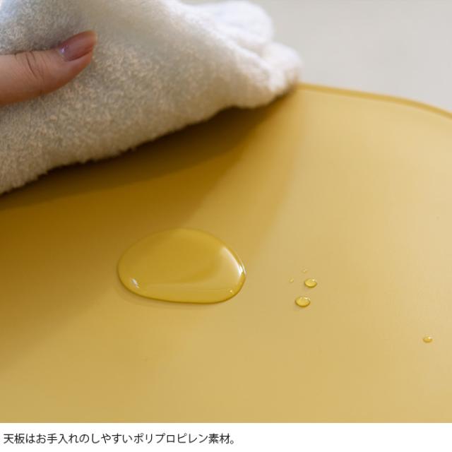 ツートン サイドテーブル   サイドテーブル 北欧 おしゃれ トレイ コード穴 コンパクト 小さめ 寝室 リビング 家具_2