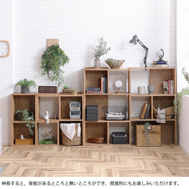 nora. ノラ レイヤー シェルフ 2段 シェルフ 棚 木製 北欧 伸縮