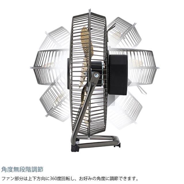 LOGOS ロゴス クラシコ扇風機（USB蓄電） 扇風機 アウトドア ファン USB おしゃれ レトロ インテリア ギフト プレゼント_3
