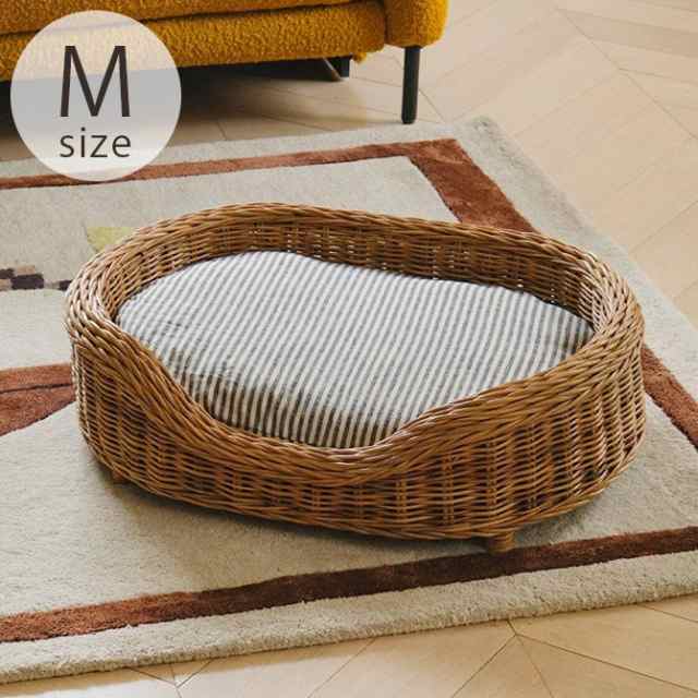 Rattan Basket M B1281（直径50cm×H50cm）（底穴なし）（ラタン/藤