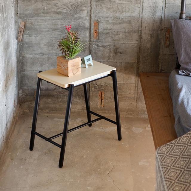 COLLEND コレンド アイアンレッグ スツール  スツール チェア ディスプレイ台 おしゃれ 木 アイアン 北欧 シンプル インダストリアル 椅子 12,650円