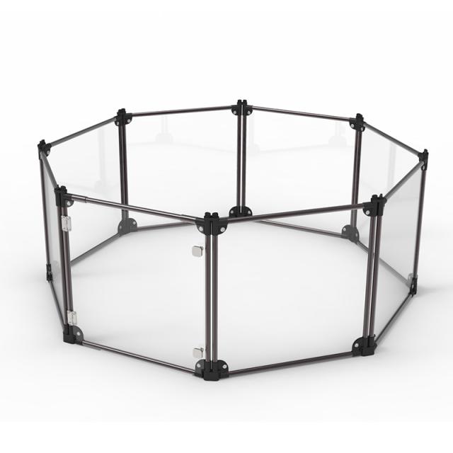 Petifam ペティファーム クリアサークル 8面パネル H65cm 犬用