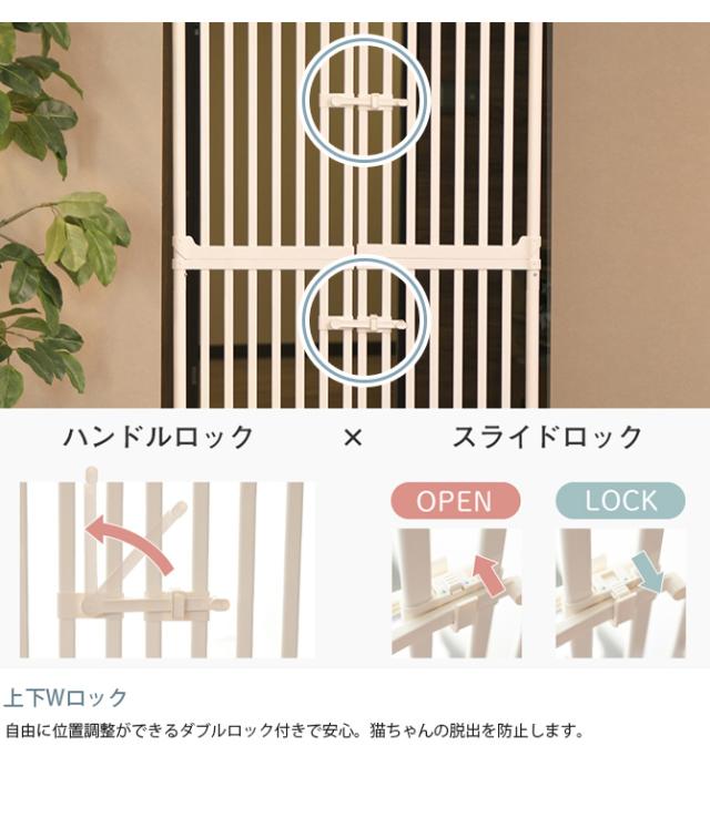 Wanyanya わにゃにゃ 猫脱走防止ゲート にゃんドア 猫 脱走防止 ゲート