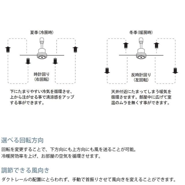 BRID ブリッド GENERAL ダクトレールファン DCモーター プラス 直径50cm ファン ダクトレール専用 DCモーター おしゃれ 軽量 リモコン 工事不要 コンパクト 簡単設置 エコ