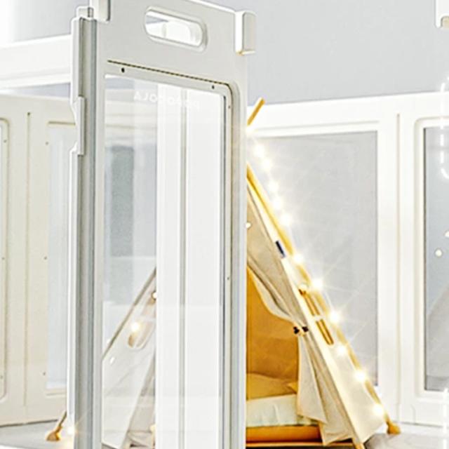 ホワイトフレームクリアサークル　HIGHタイプ8面パネル Petifam ペティファーム ホワイトフレーム クリアサークル 8面セット