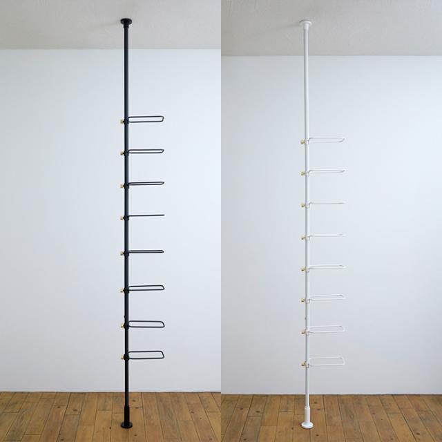 DRAW A LINE ドローアライン シューズラック8足セット 突っ張り棒 つっぱり棒 おしゃれ セット 伸縮 玄関 ポールハンガー 北欧 インダストリアル インテリア_5