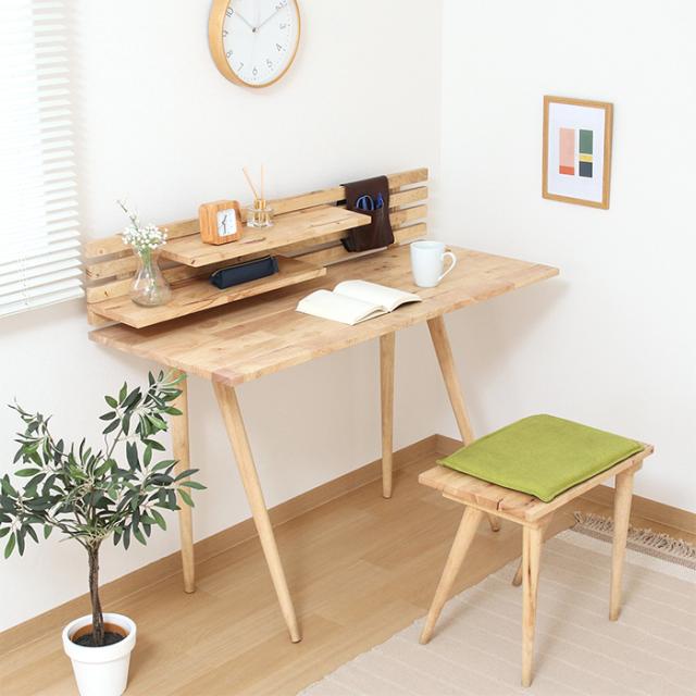 NATURAL SIGNATURE ナチュラルシグネチャー デスクセット デスク チェア セット 木製 収納 スツール 椅子 シンプル ナチュラル 北欧_1