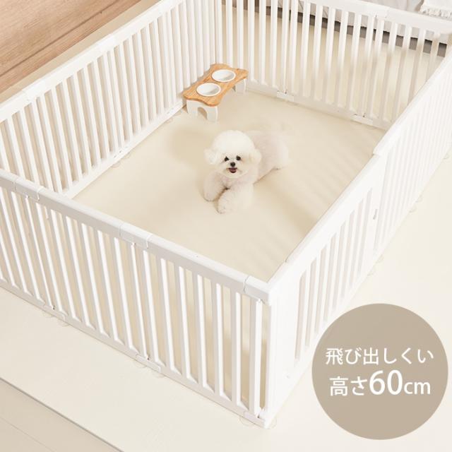 cocozari small ペットサークル 隙間3.5cm 160×160cm 仕切りタイプ ペットサークル ドッグサークル 小型犬 子犬 犬用 おしゃれ シンプル 隙間3.5cm_3