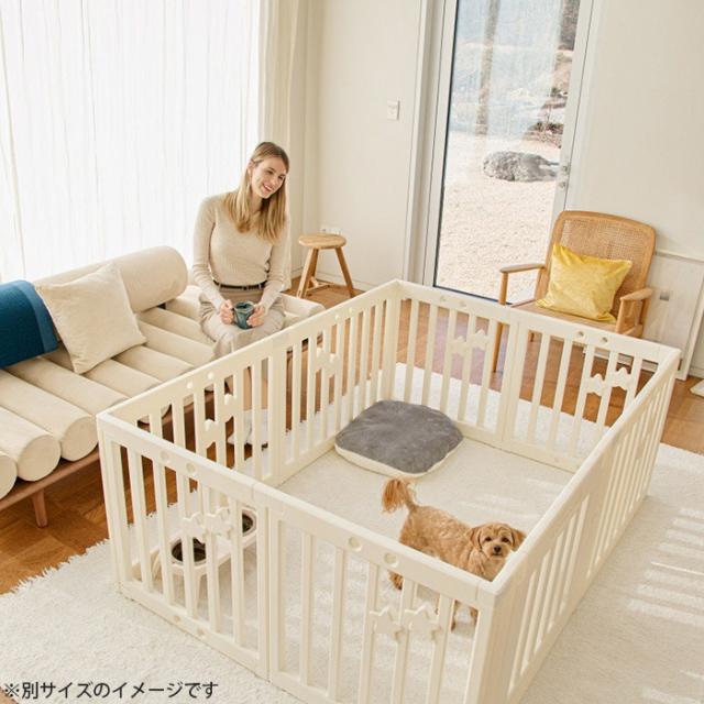 cocozari star ハイタイプ ペットサークル 180×200cm ペットサークル ドッグサークル ベビーサークル 星　スター 可愛い シンプル ドア付き 扉付き 犬用_1